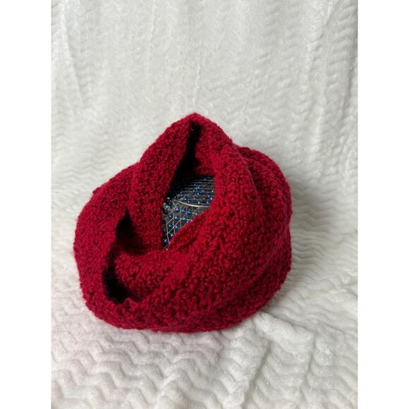 Solid Crochet Infinity Scarf/ Loop Scarf/ Cowl Scarf/ Handmade Scarf - Picture 5 of 9